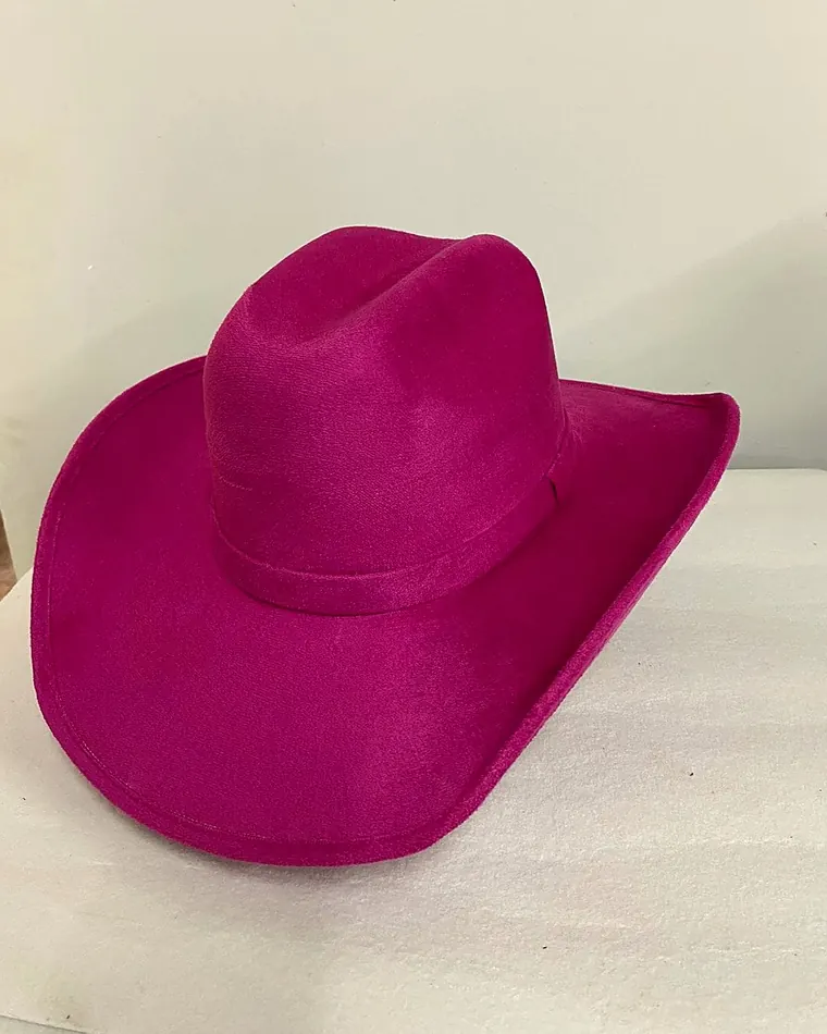 Sombrero de Gamuza, Fucsia
