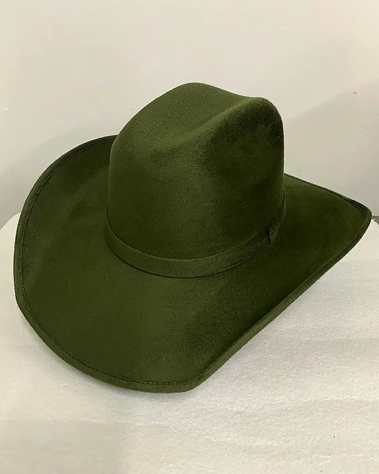 Sombrero de Gamuza, Verde olivo